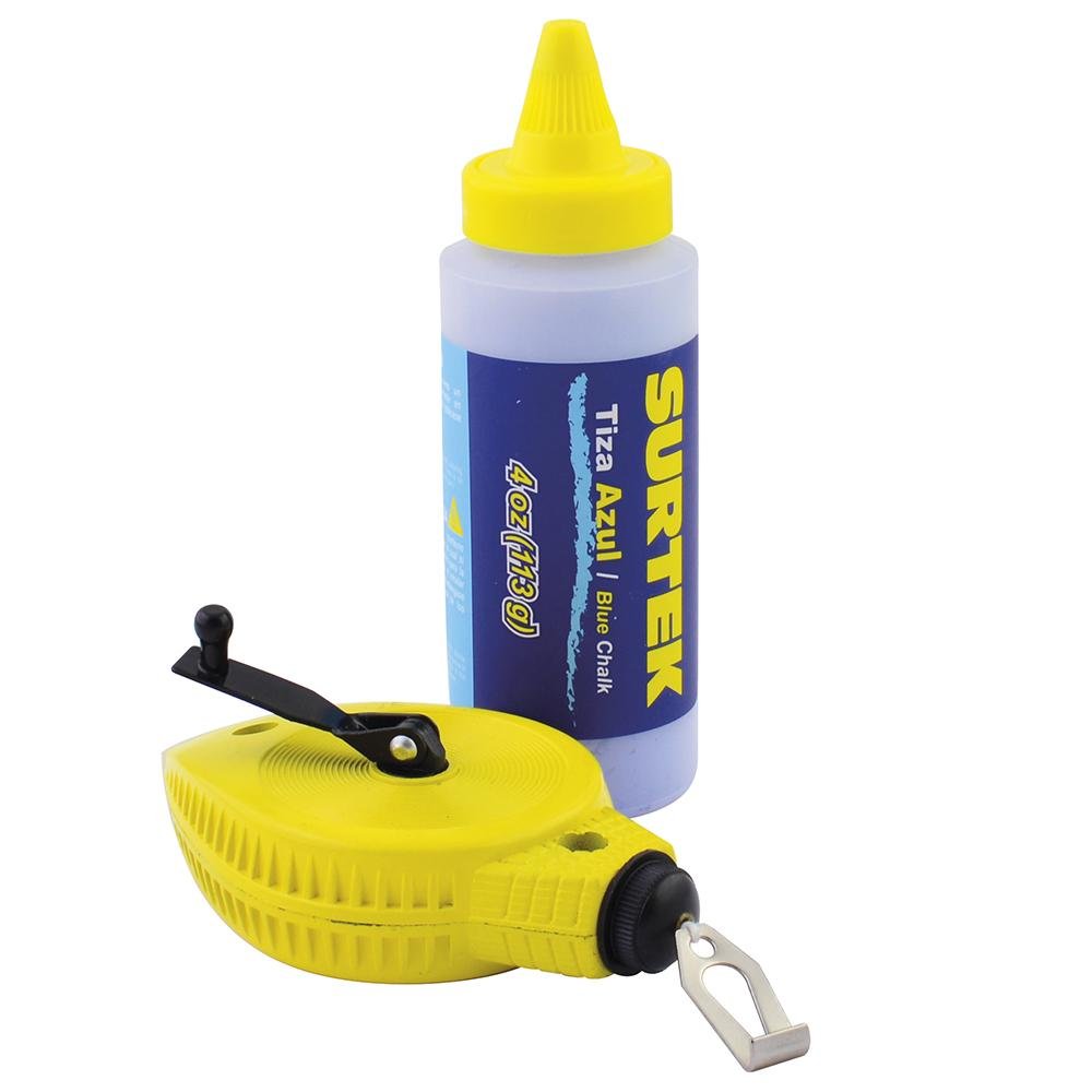 Juego De Tiralíneas Metálico Con Tiza 4oz Surtek. - FERRETERÍA WITZI
