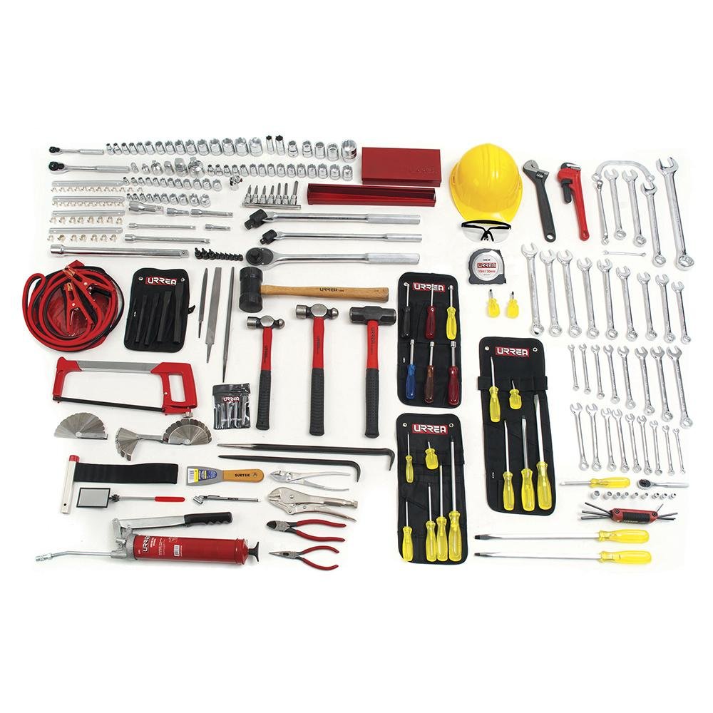 Juego Intermedio Industrial Combinado 186 Pzas Urrea. - FERRETERÍA WITZI