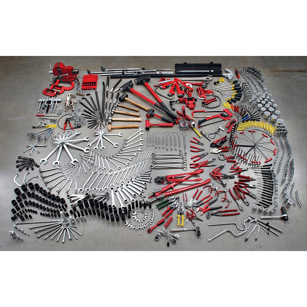 Juego maestro industrial combinado 787 piezas, sin gabinete Urrea - FERRETERÍA WITZI
