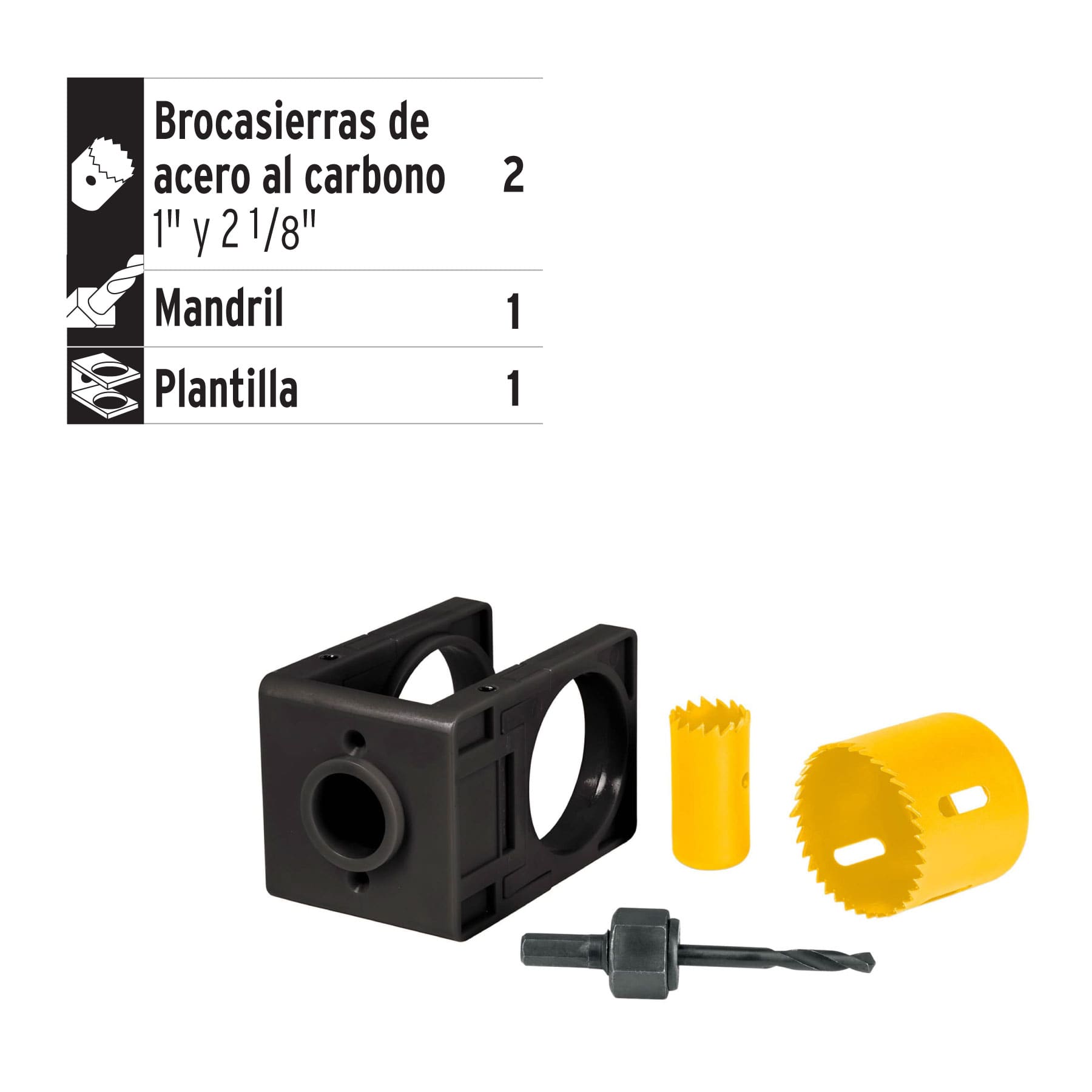 Juego Para Instalar Cerraduras, 4 Pzas, Pretul - FERRETERÍA WITZI