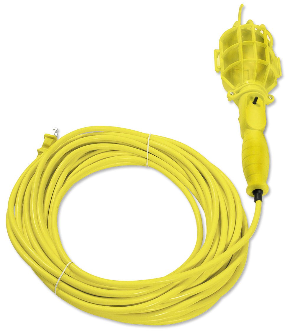 Lámpara de taller con canastilla plástica Surtek. - FERRETERÍA WITZI
