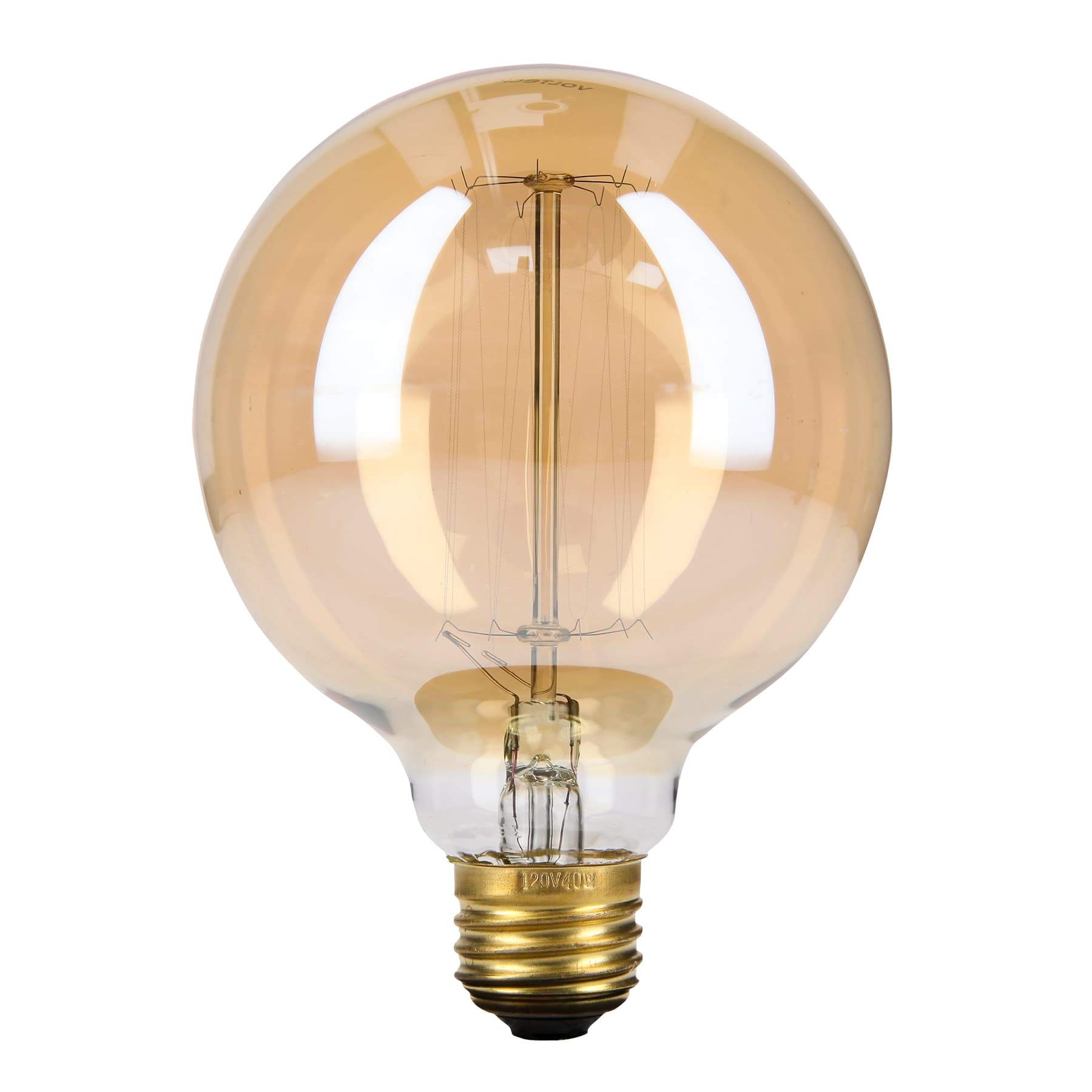 Lámpara Incandescente Estilo Vintage, 40w, Globo, Volteck. - FERRETERÍA WITZI