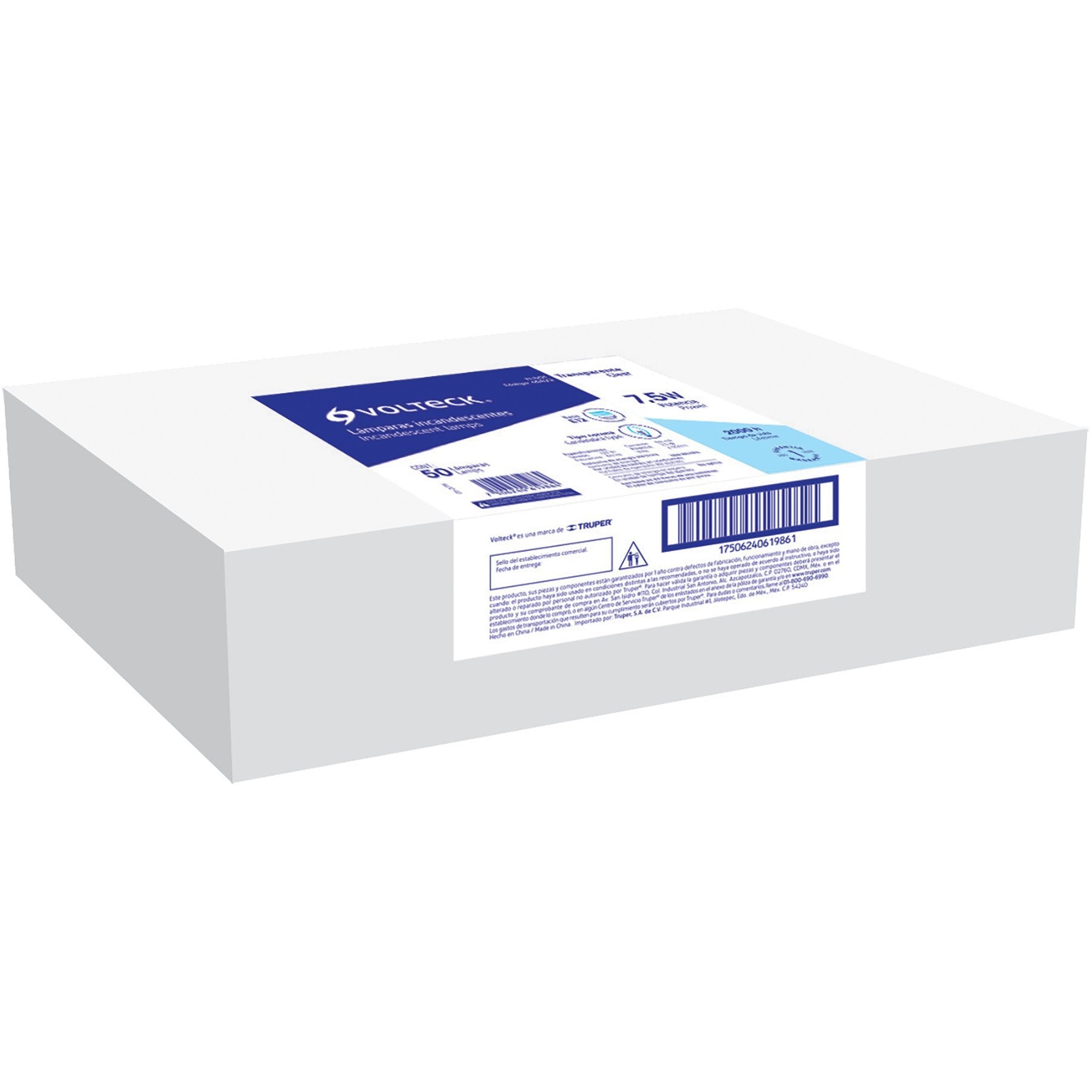 Lámpara Incandescentes transparente, 7.5W, Volteck - FERRETERÍA WITZI