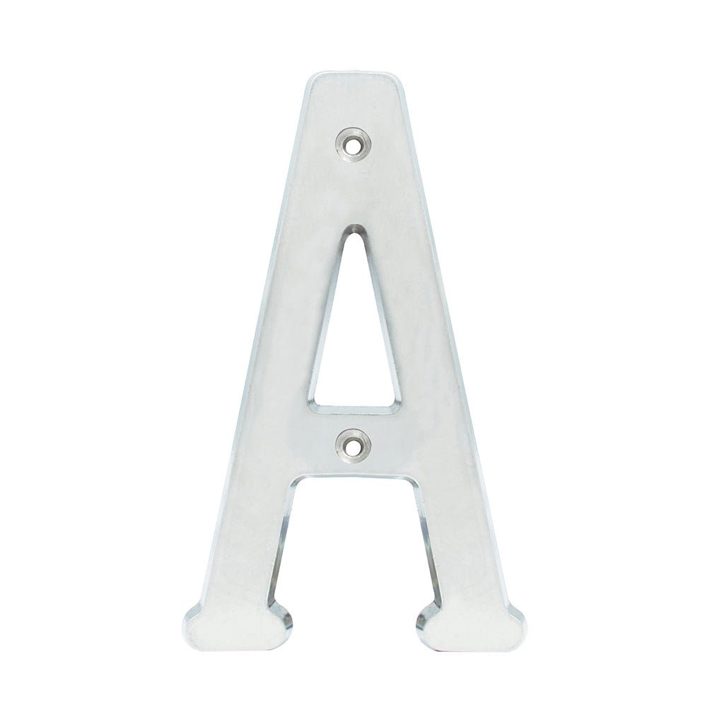 Letra C slim 4" latón brillante Lock - FERRETERÍA WITZI