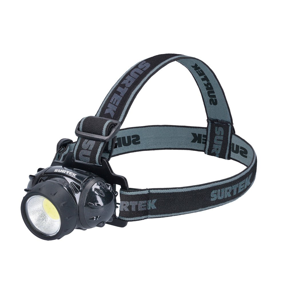 Linterna para cabeza LED a baterías Surtek. - FERRETERÍA WITZI