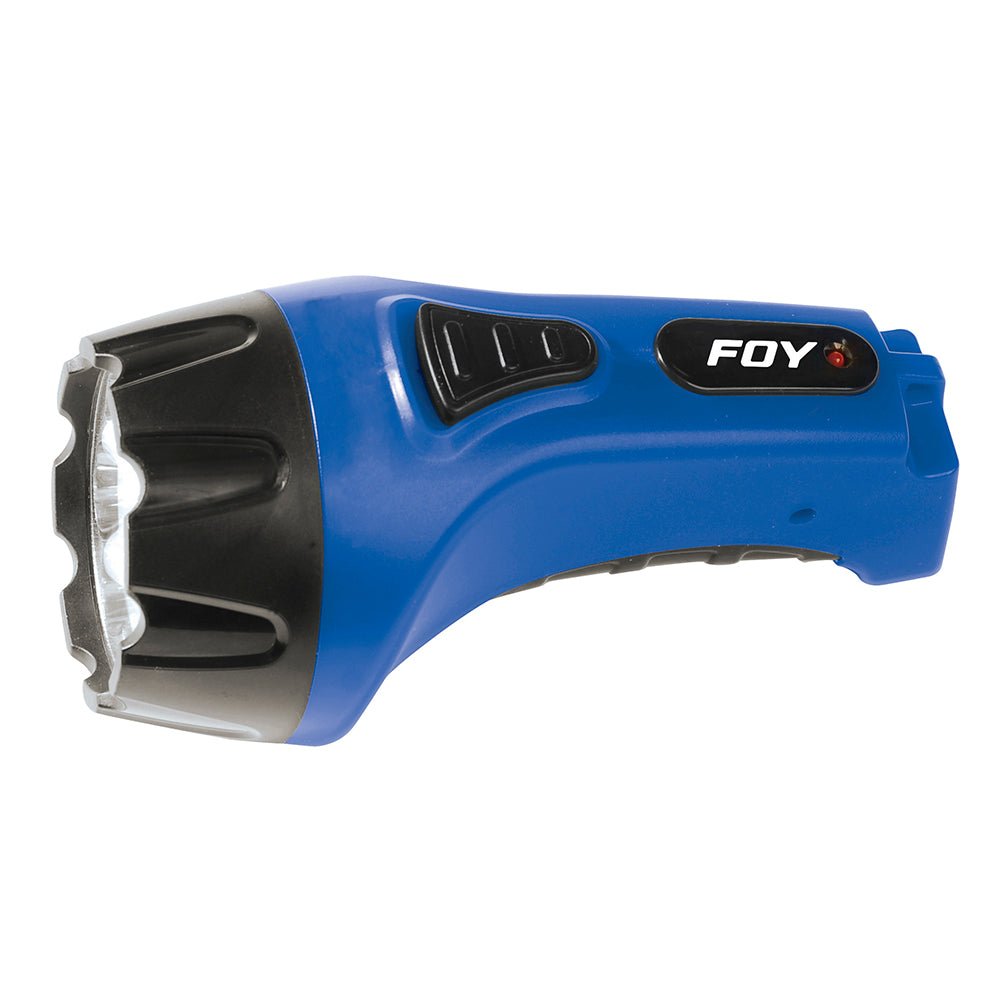 Linterna recargable de plástico 4 LED ergonómica Foy. - FERRETERÍA WITZI