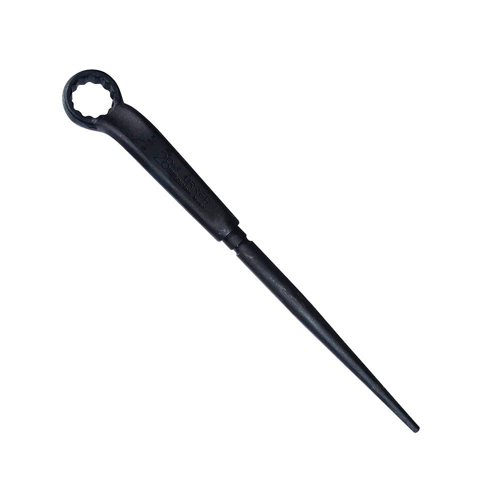Llave acodada de alta palanca fosfatizada con cola en métrica, 12 puntas, 24 mm Urrea. - FERRETERÍA WITZI