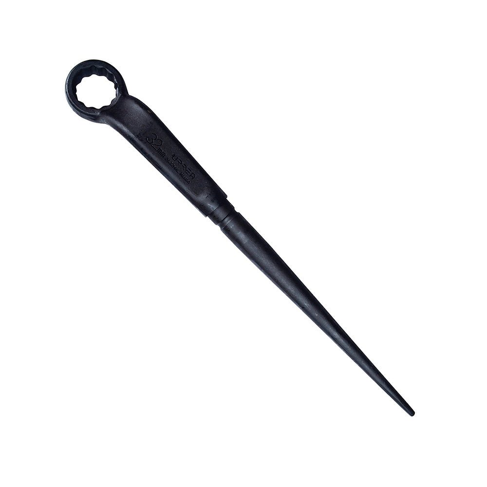 Llave acodada de alta palanca fosfatizada con cola en métrica, 12 puntas, 32 mm Urrea. - FERRETERÍA WITZI