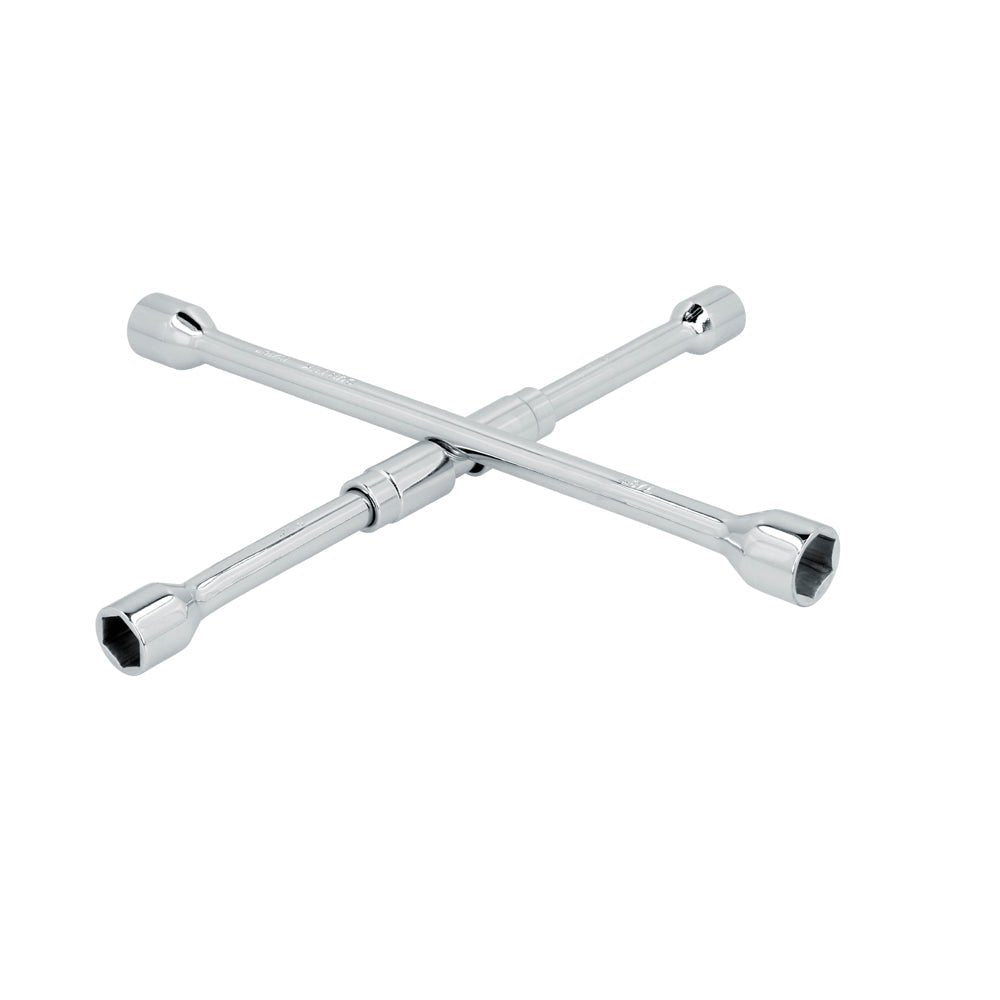 Llave de cruz cromada plegable 14" Surtek - FERRETERÍA WITZI