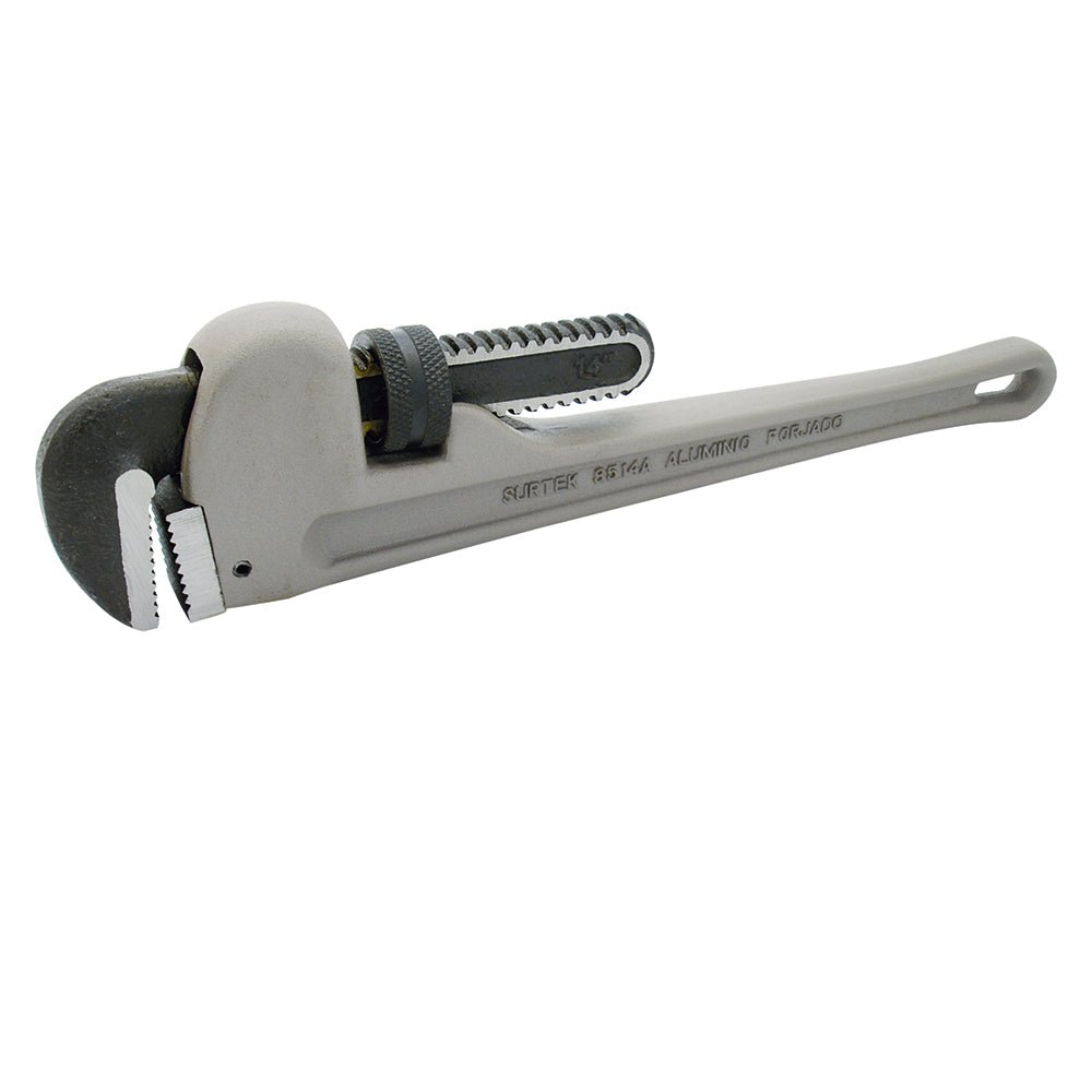 Llave Stillson® de aluminio 10" Surtek. - FERRETERÍA WITZI