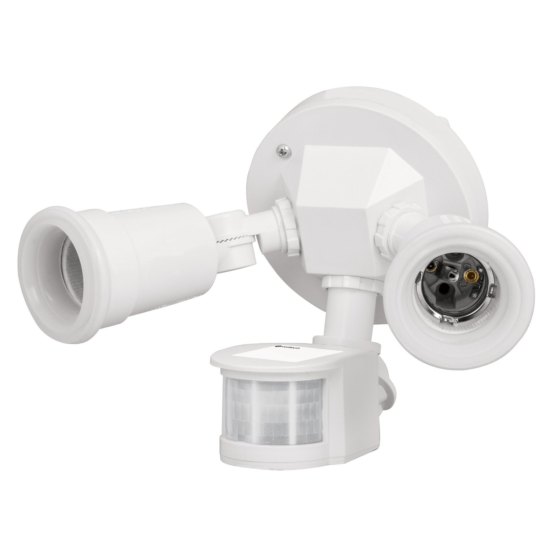 Luminario Arbotante Blanco Con Sensor De Movimiento, 2XE26, Max. 300 W Volteck - FERRETERÍA WITZI