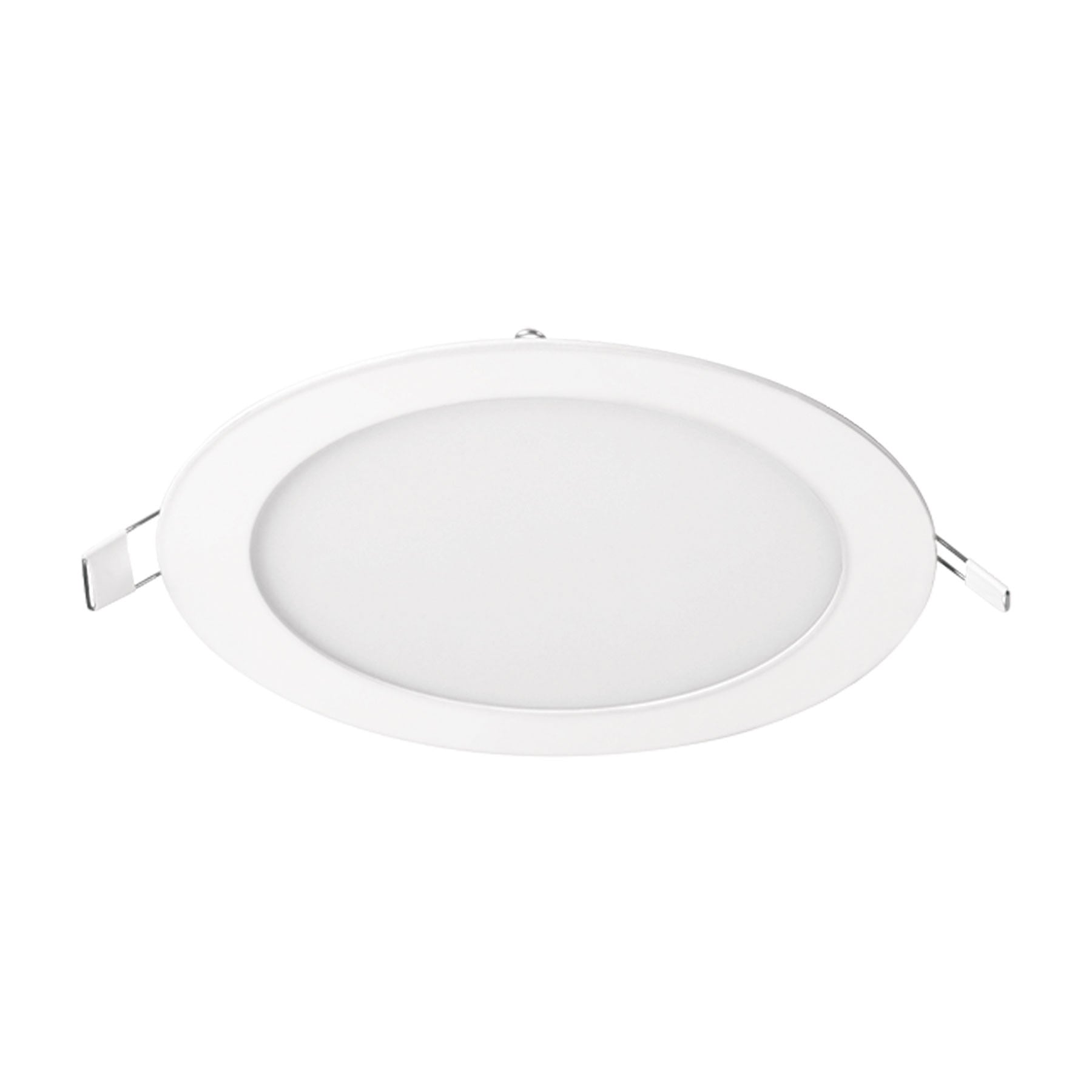 Luminario led slim de empotrar redondo, 6500K, 12W, Voltek - FERRETERÍA WITZI