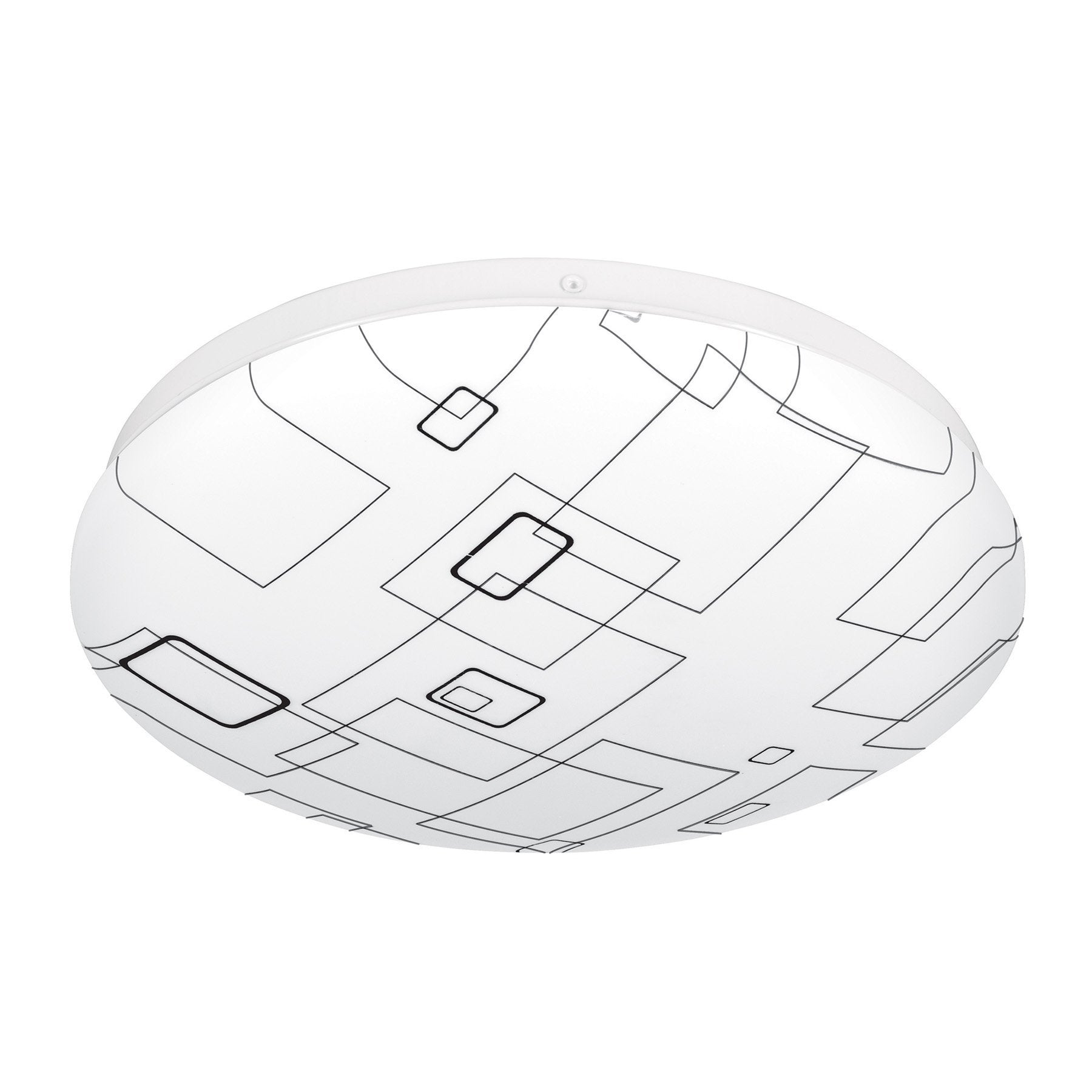 Luminario Plafón Redondo, Decorativo ,Diseño De Cuadros, 15 W, Led volteck - FERRETERÍA WITZI