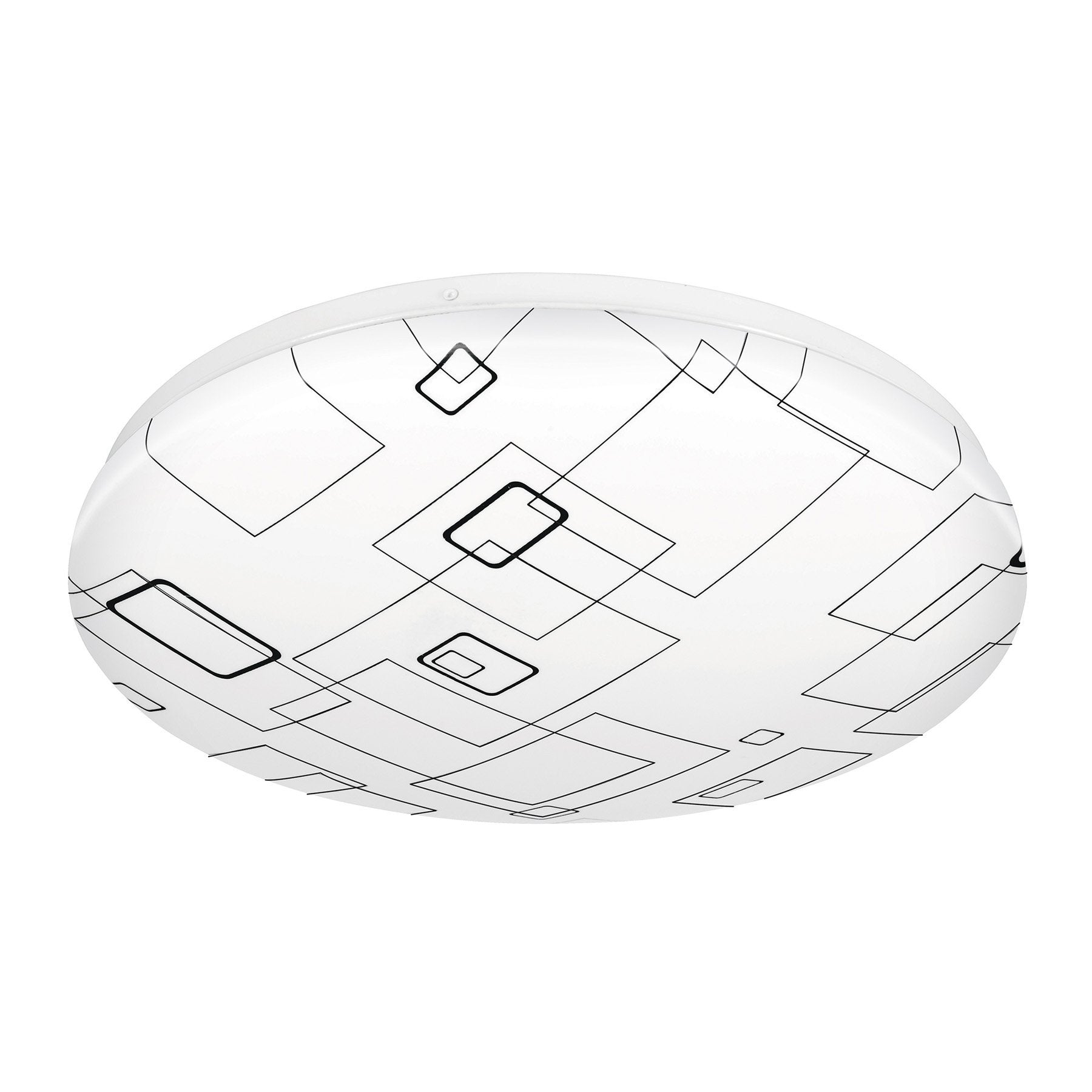 Luminario Plafón Redondo, Decorativo, Diseño De Cuadros, 22 W, Led Volteck - FERRETERÍA WITZI