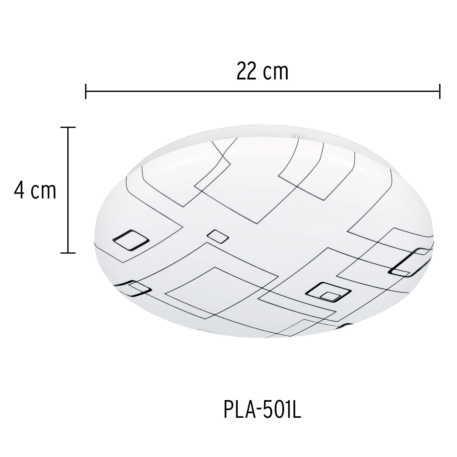 Luminario Plafón Redondo,Decorativo,Diseño,De Cuadros , 8 W, LED volteck - FERRETERÍA WITZI