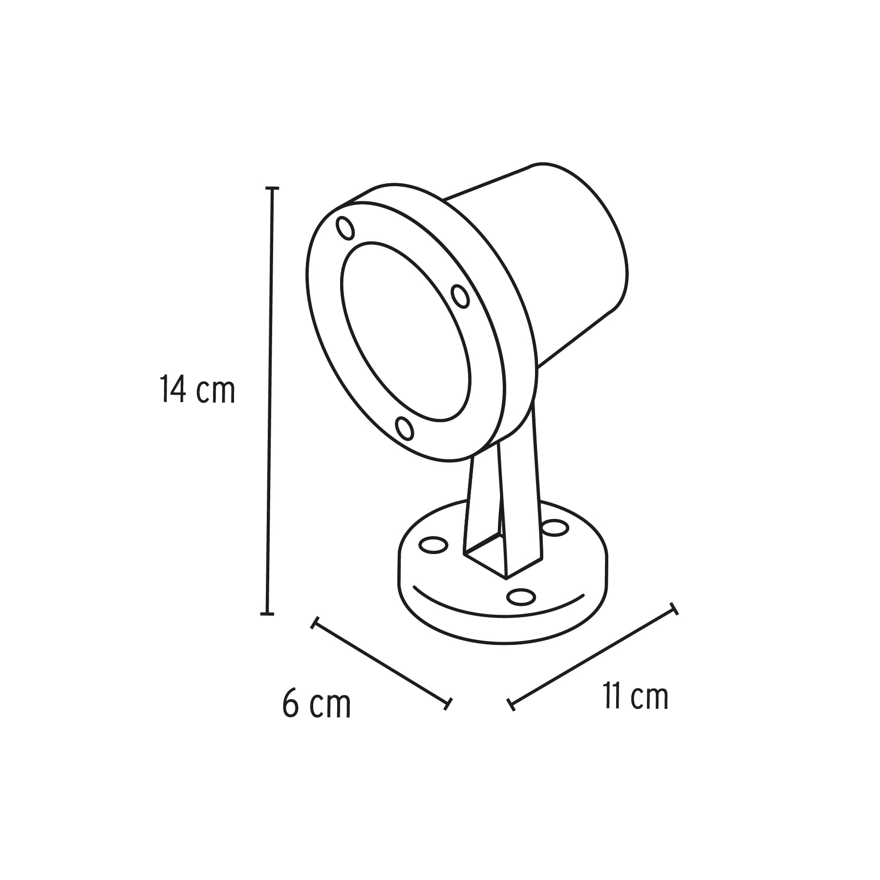 Luminarios spot para piso, MR16, Volteck - FERRETERÍA WITZI
