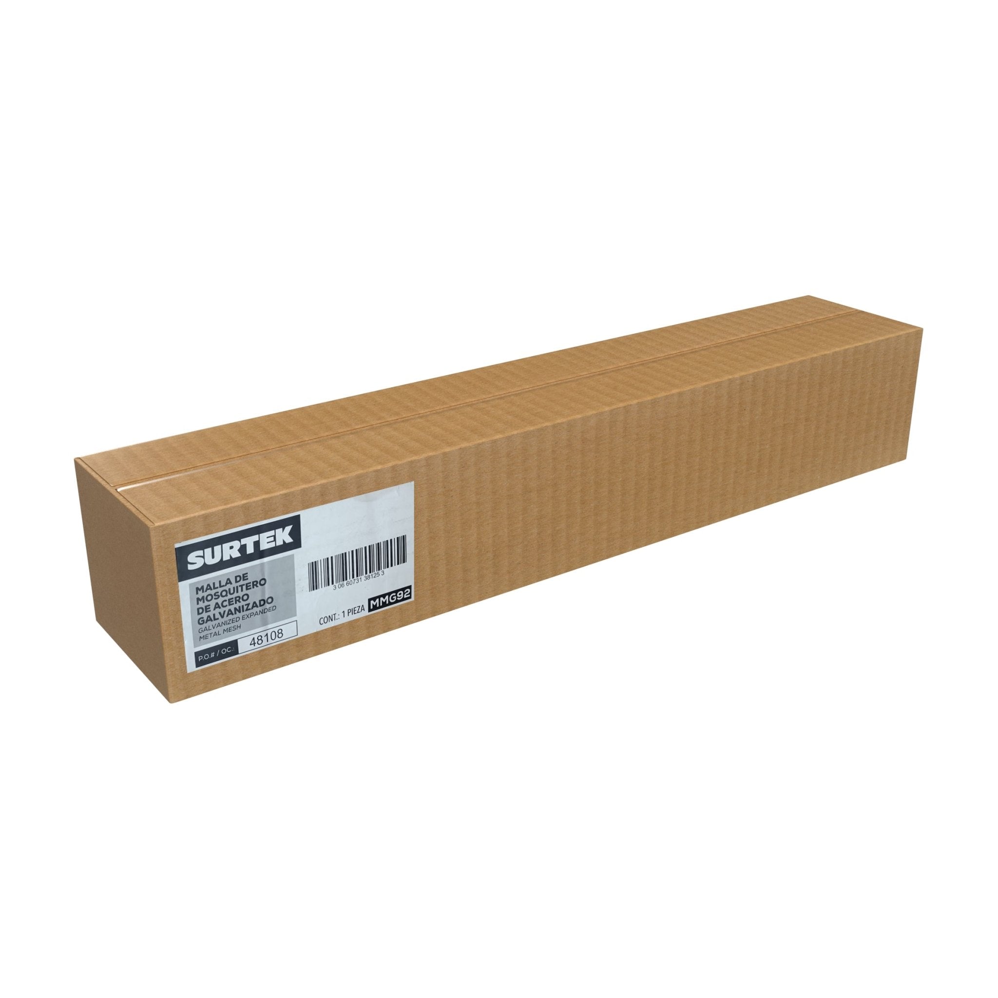 Malla para mosquitero de acero galvanizado 0.92 x 11 m Surtek - FERRETERÍA WITZI