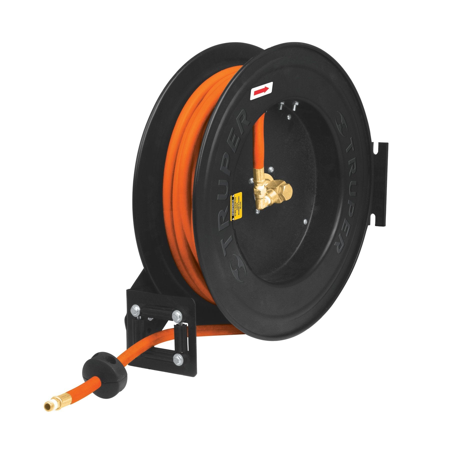 Manguera De Hule De 3/8", 15 m Con Carrete Retráctil, Truper - FERRETERÍA WITZI