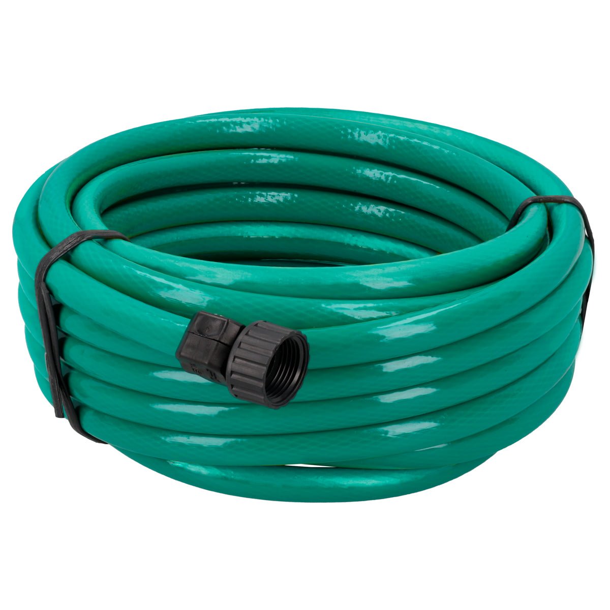 Manguera para jardín tramada con conector plástico 1/2", 20 m Foy - FERRETERÍA WITZI