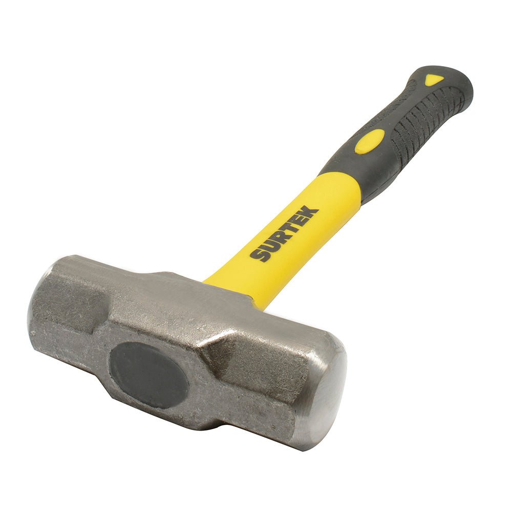 Marro de acero octagonal 2lb mango fibra de vidrio Surtek. - FERRETERÍA WITZI