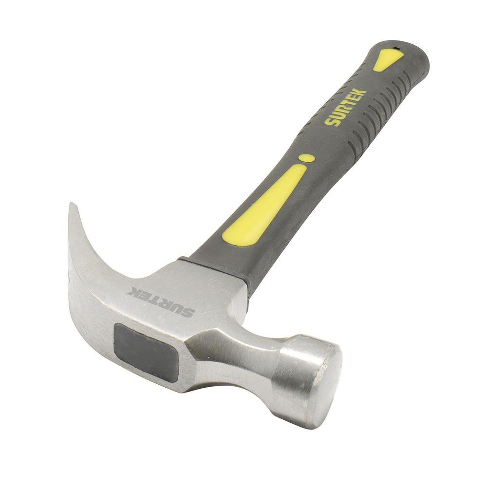 Martillo De Uña Curva 16oz Tubular, Surtek - FERRETERÍA WITZI