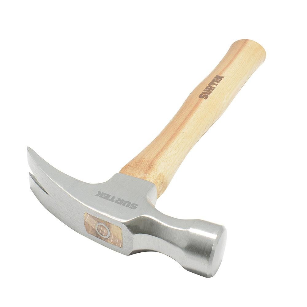 Martillo De Uña Recta 16oz Boca Pulida Surtek. - FERRETERÍA WITZI