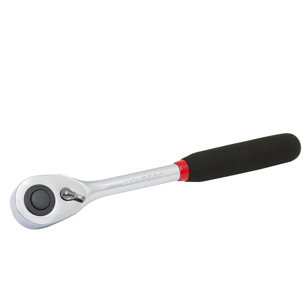 Matraca reversible para dado cuadro de 1/2" Rubber Grip, Quick Release Urrea - FERRETERÍA WITZI
