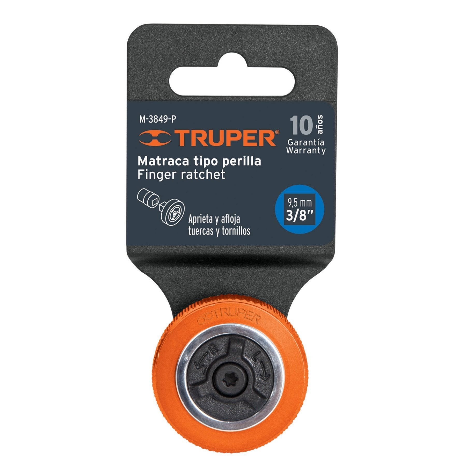 Matraca Tipo Perilla, Cuadro 3/8", Truper - FERRETERÍA WITZI