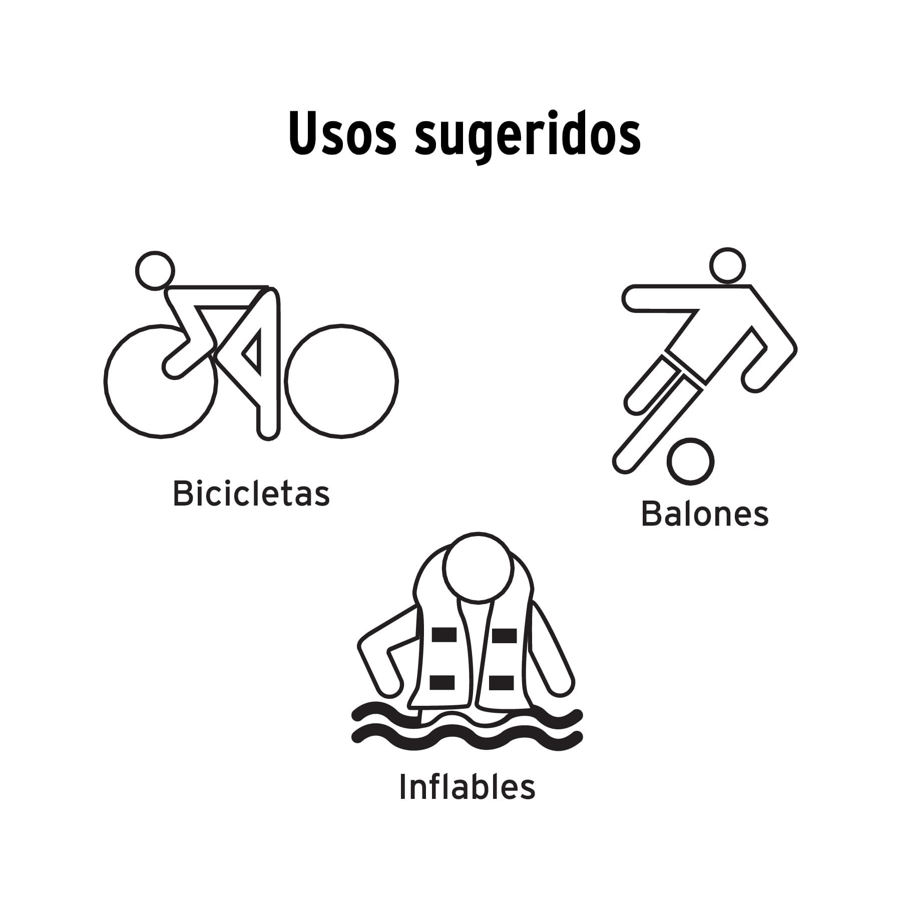 Mini Bomba Manual Para Bicicleta, 60 PSI. TRUPER. - FERRETERÍA WITZI
