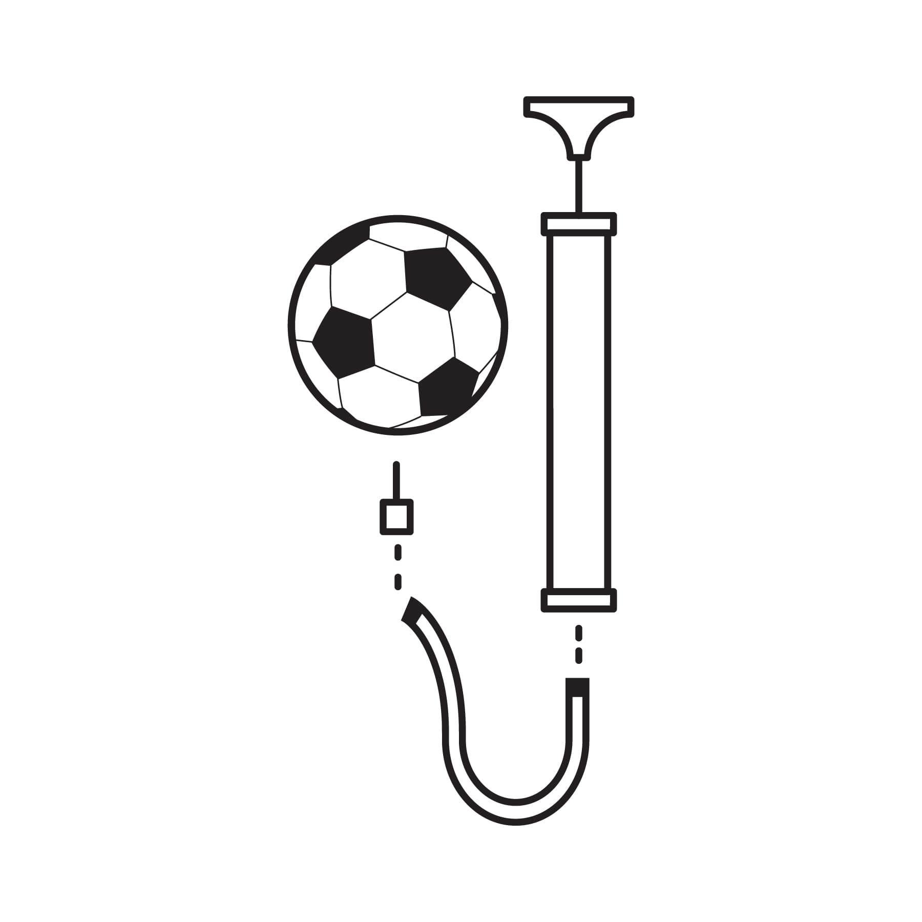 Mini Bomba Manual Para Inflar Balones, 14.5 PSI, Pretul. - FERRETERÍA WITZI