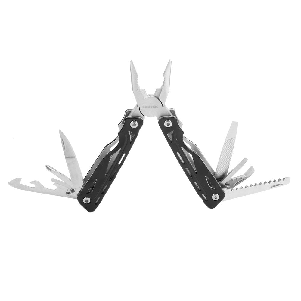 Multiherramienta de aluminio con pinzas 13 en 1 Surtek - FERRETERÍA WITZI