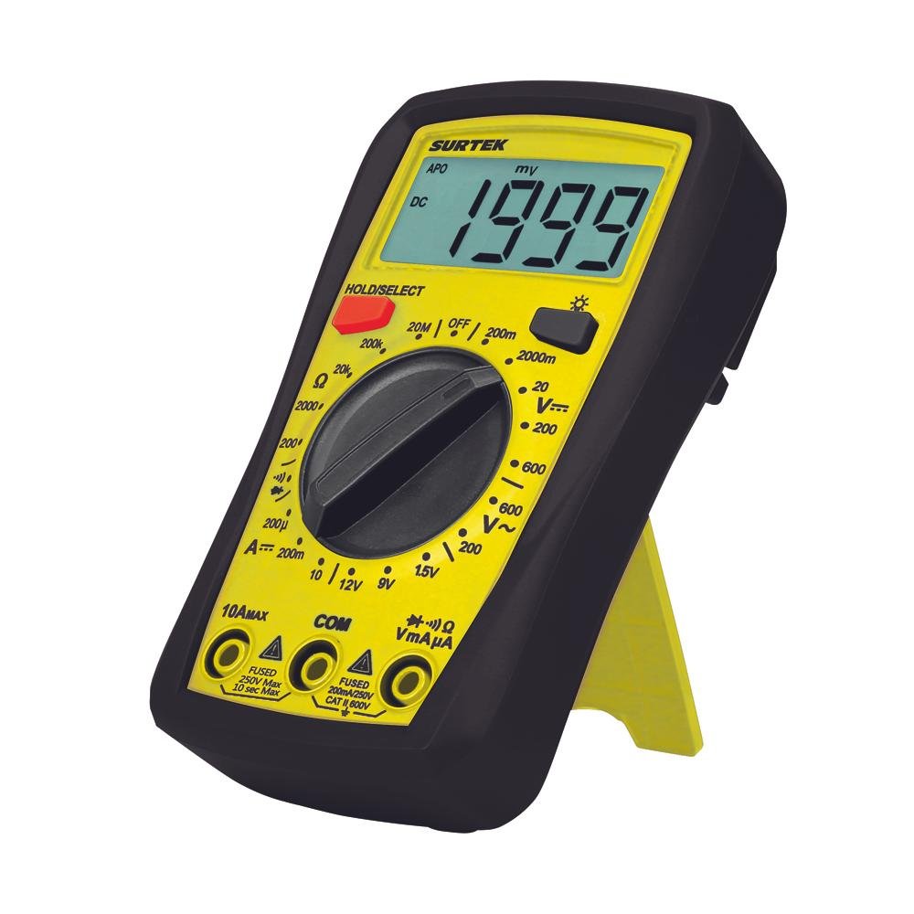 Multímetro Digital 600V, Surtek - FERRETERÍA WITZI