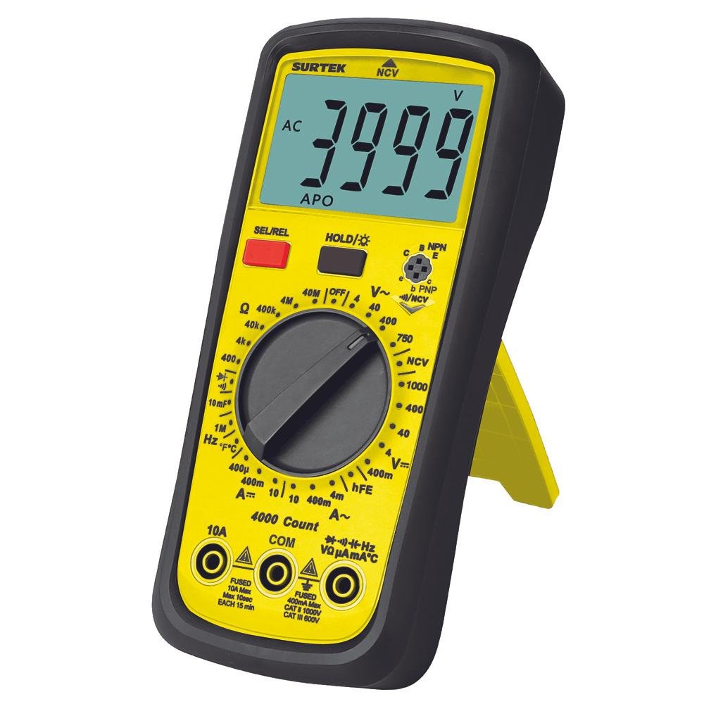 Multímetro Profesional 1000V, Surtek - FERRETERÍA WITZI