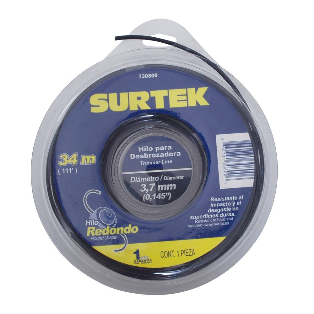 Nylon p/ Desbrozadora En Doble Blíster 3.7mm x 34 mt, Surtek - FERRETERÍA WITZI