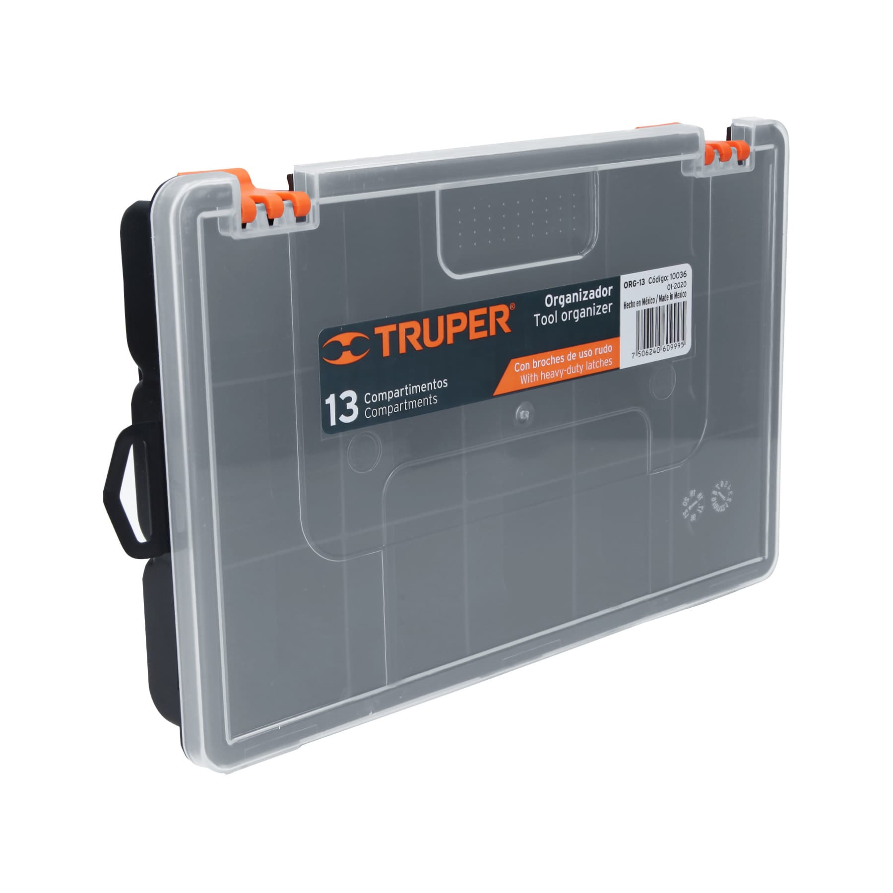 Organizador 10" Con 13 Compartimentos, Truper - FERRETERÍA WITZI