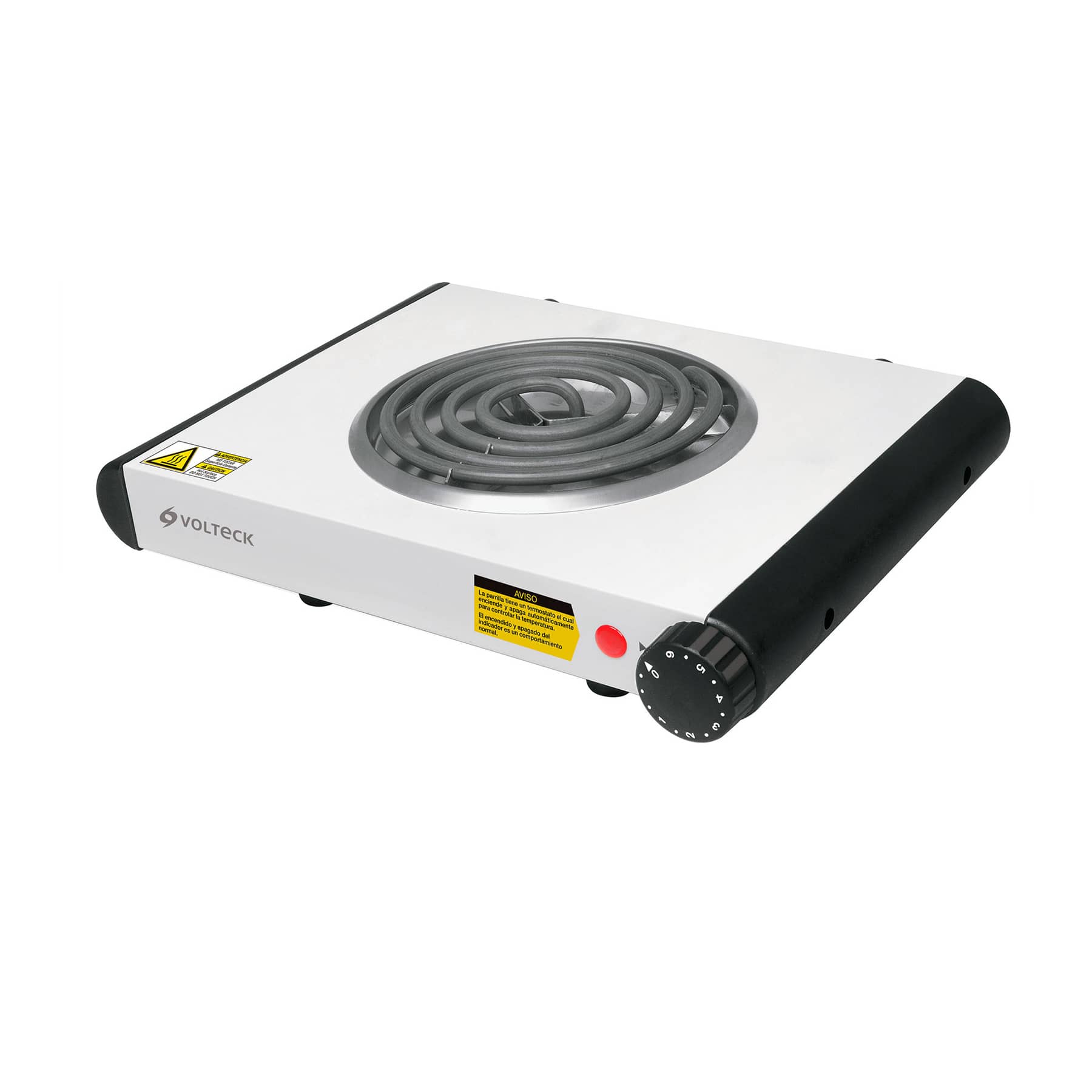 Parrilla Eléctrica 1 Quemador, Cuadrada Volteck - FERRETERÍA WITZI