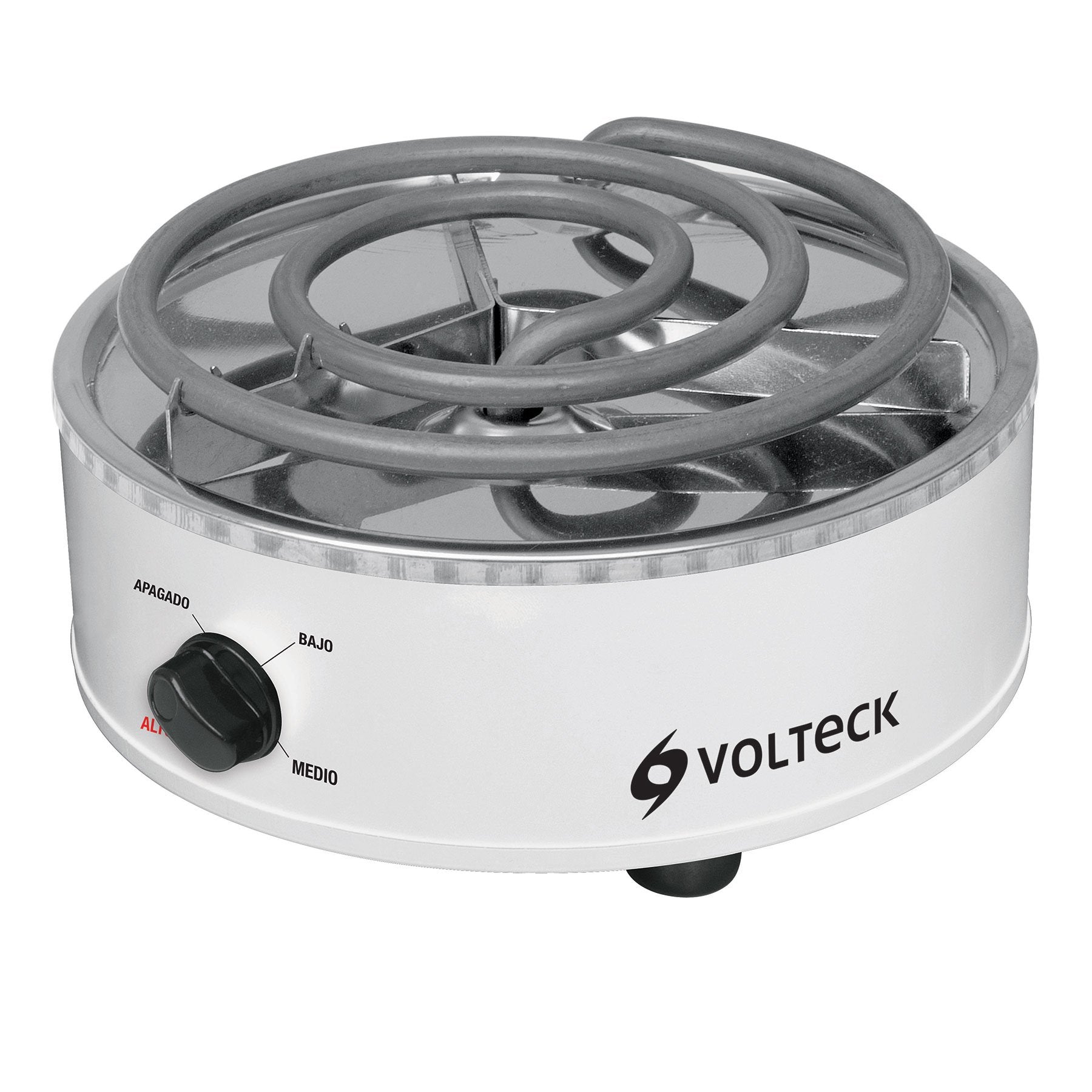 Parrilla Eléctrica 1 Quemador ,Redonda Volteck - FERRETERÍA WITZI