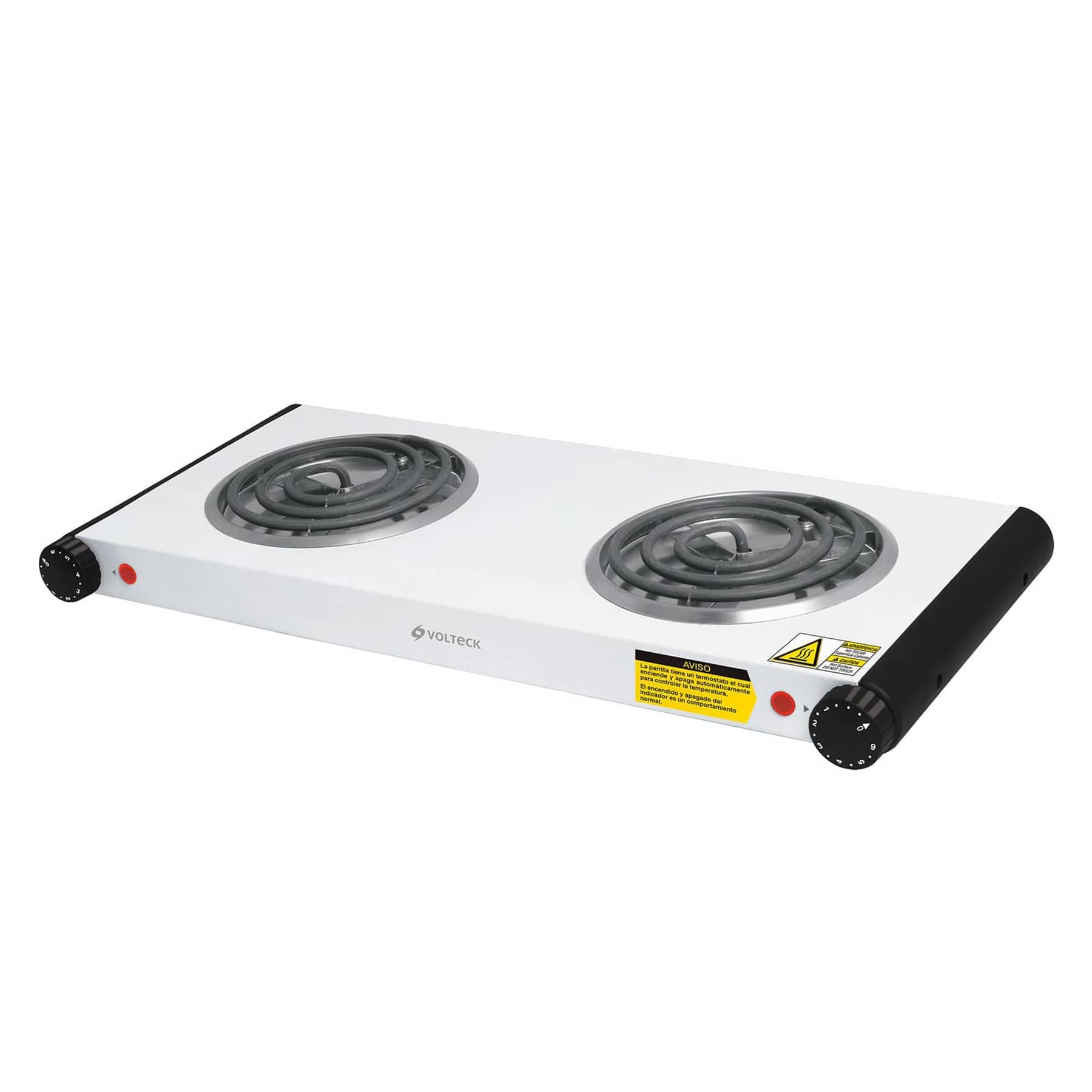 Parrilla Eléctrica 2 Quemadores, Cuadrada Volteck - FERRETERÍA WITZI