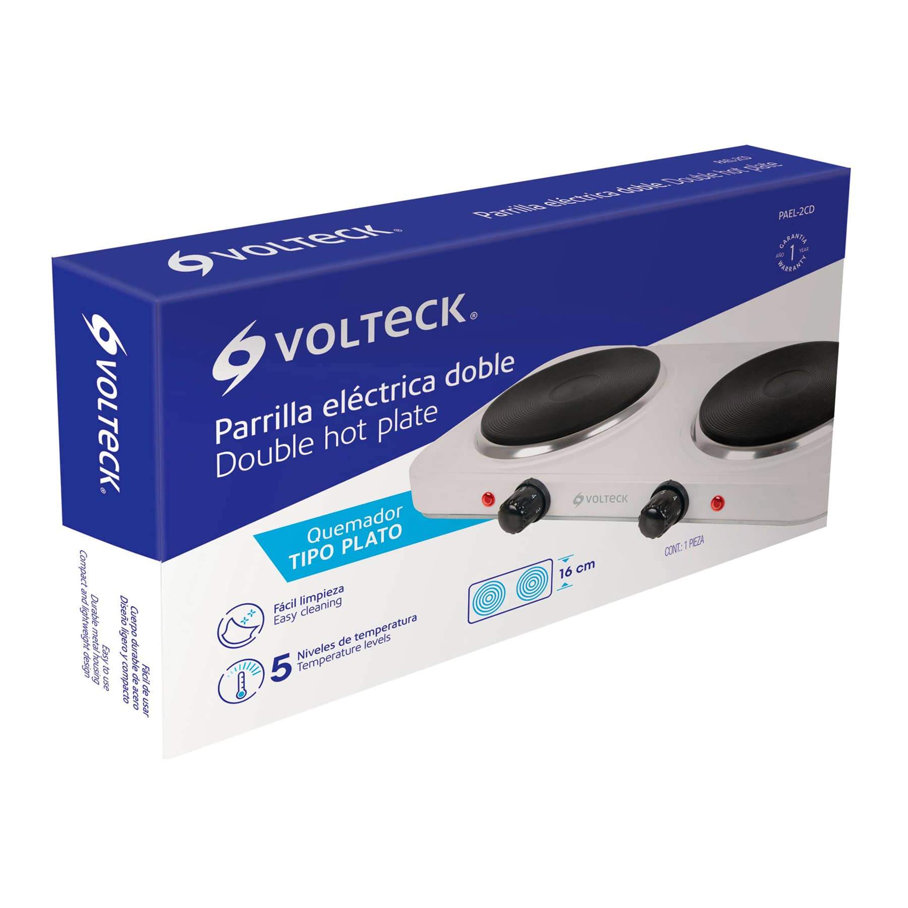 Parrilla eléctrica de disco doble - FERRETERÍA WITZI