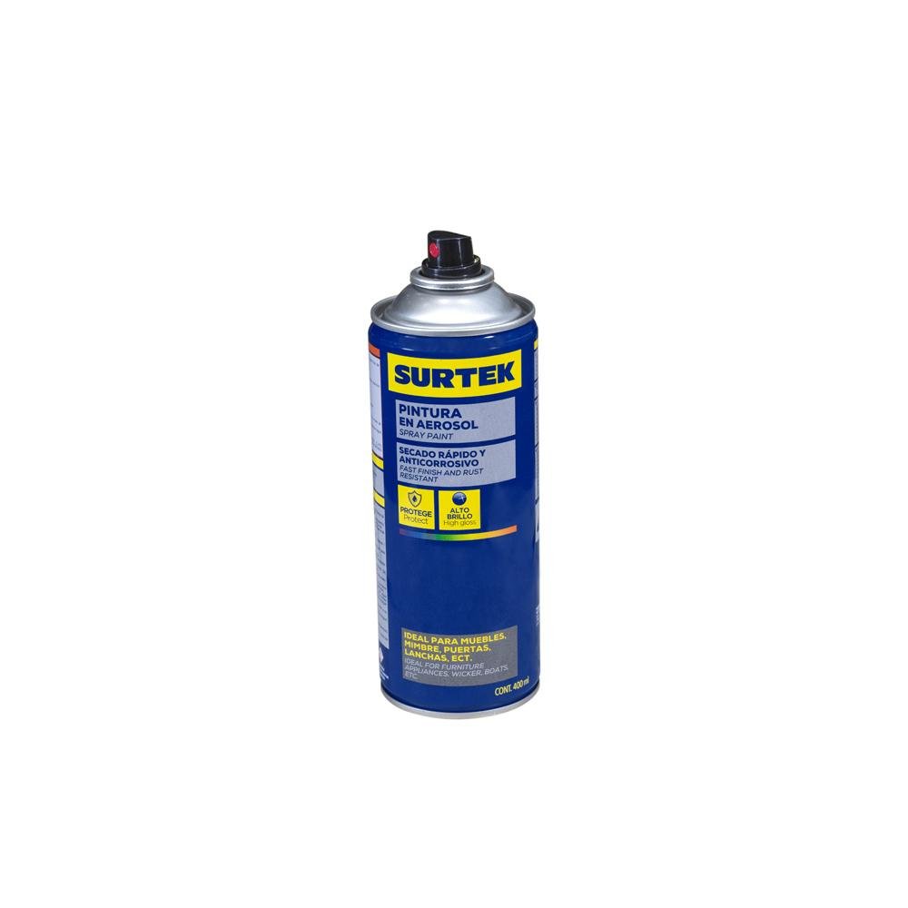Pintura En Aerosol Color Metálico 300ml Surtek. - FERRETERÍA WITZI