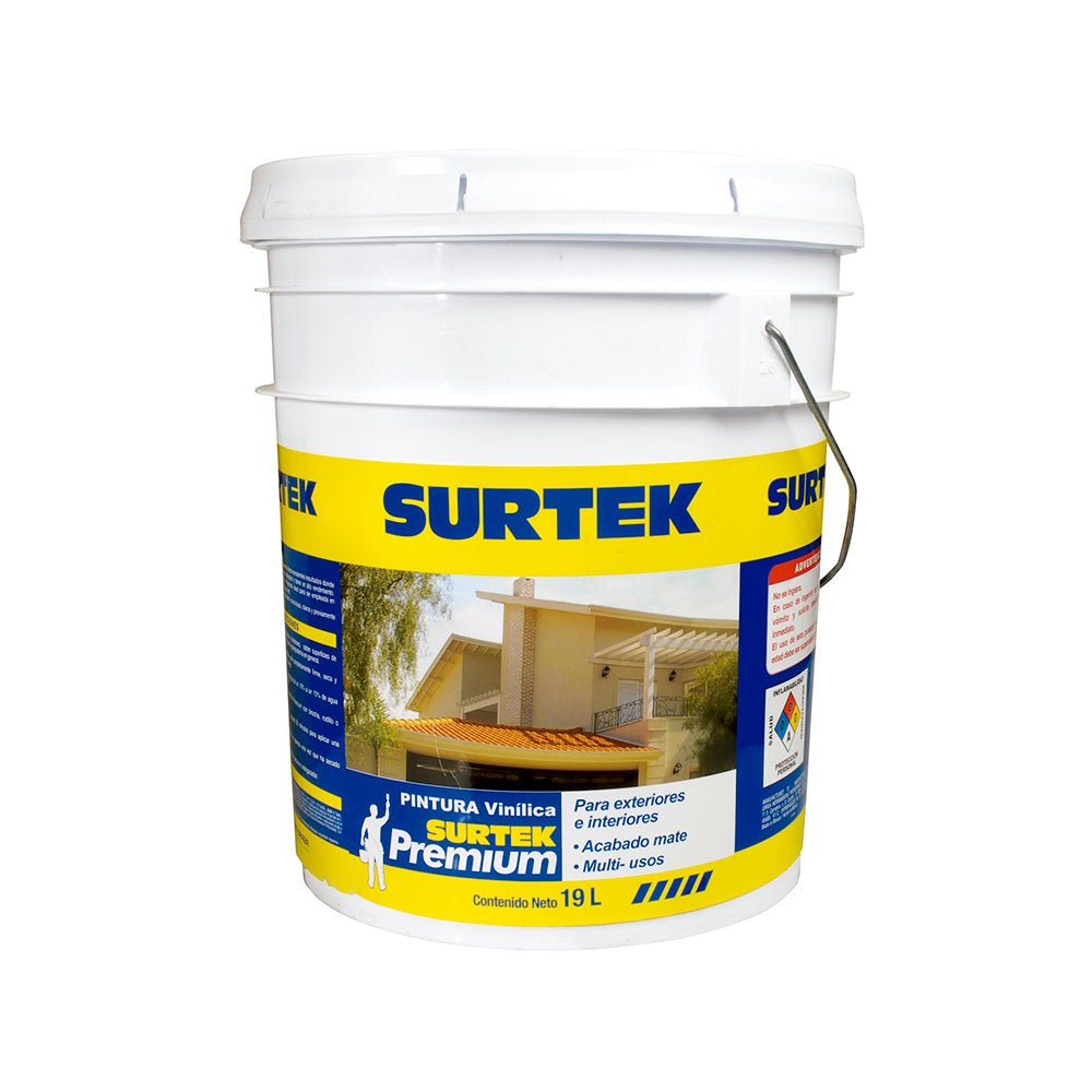 Pintura Vinílica Premium 19lt Surtek. - FERRETERÍA WITZI