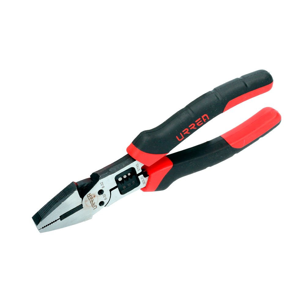 Pinza con mango bimaterial multipropósitos de 8" universal Urrea - FERRETERÍA WITZI