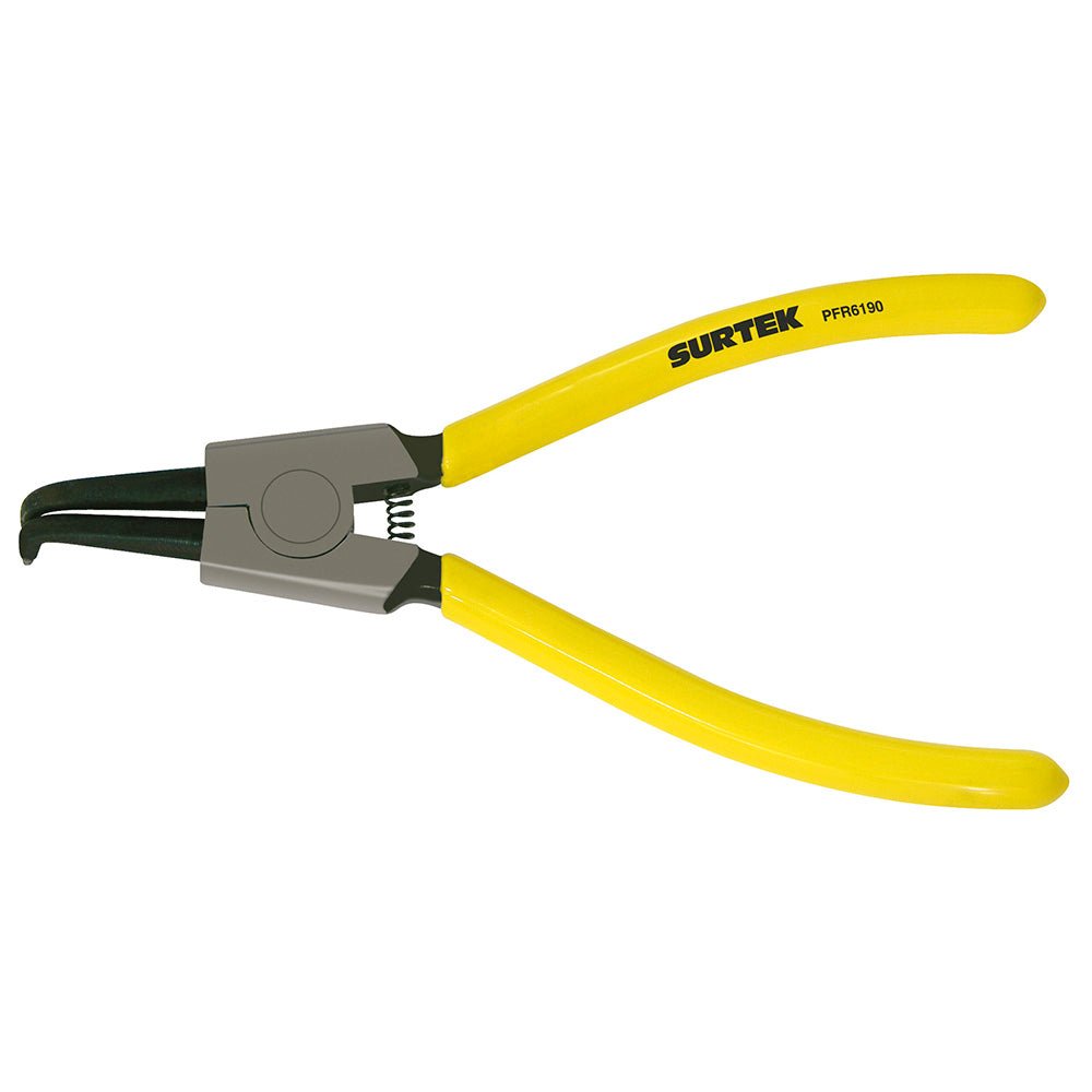 Pinza con mango para anillos de retención fijas tipo externo 1.8 mm ángulo de 90° Surtek - FERRETERÍA WITZI