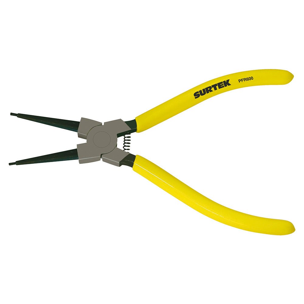 Pinza con mango para anillos de retención fijas tipo interno 1.8 mm ángulo de 0° Surtek - FERRETERÍA WITZI