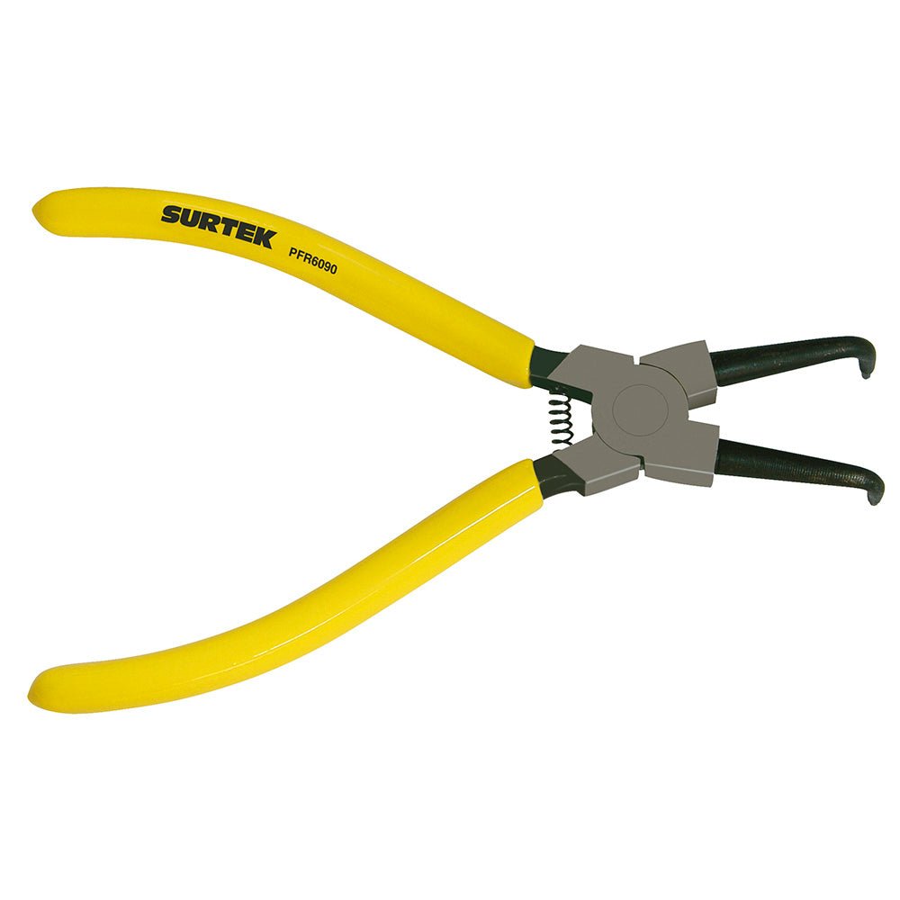 Pinza con mango para anillos de retención fijas tipo interno 1.8 mm ángulo de 90° Surtek - FERRETERÍA WITZI