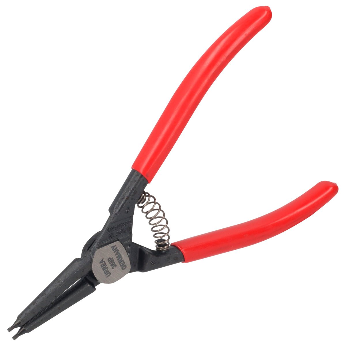 Pinza con mango rubber grip para anillos de retención forjadas tipo externo ángulo de 0° Urrea - FERRETERÍA WITZI