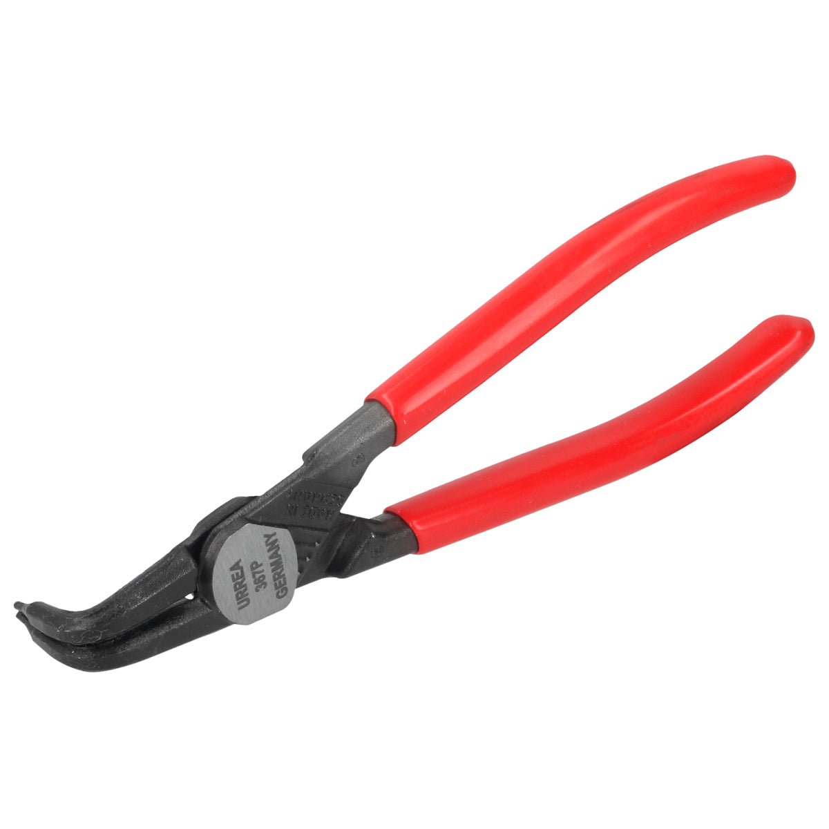 Pinza con mango rubber grip para anillos de retención forjadas tipo interno ángulo de 90° Urrea - FERRETERÍA WITZI