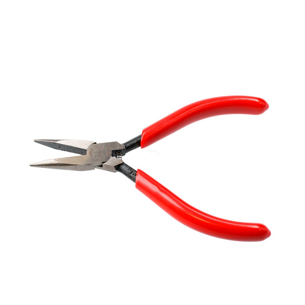 Pinza con mango rubber grip para electrónica de 4-3/4" cónica lisa Urrea - FERRETERÍA WITZI