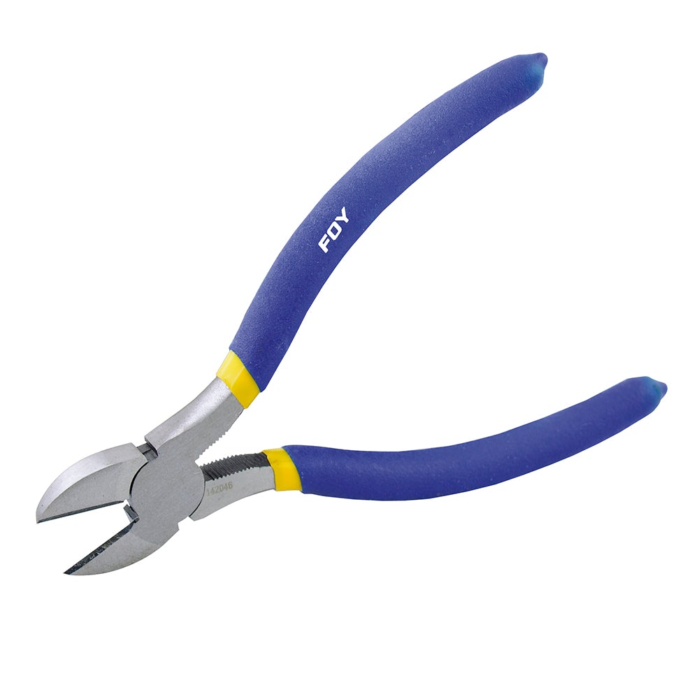 Pinza corte diagonal , para electricista, Foy - FERRETERÍA WITZI
