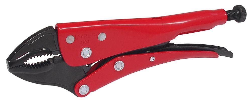 Pinza De Presión, Quijada Curva 10", Urrea. - FERRETERÍA WITZI